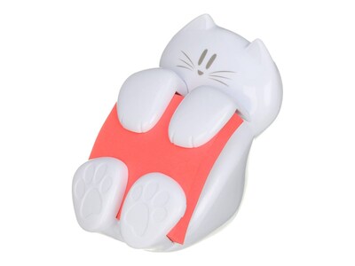 Post-it® Cat Pop-Up Dispenser for 3" x 3" Notes, White (CAT-330)