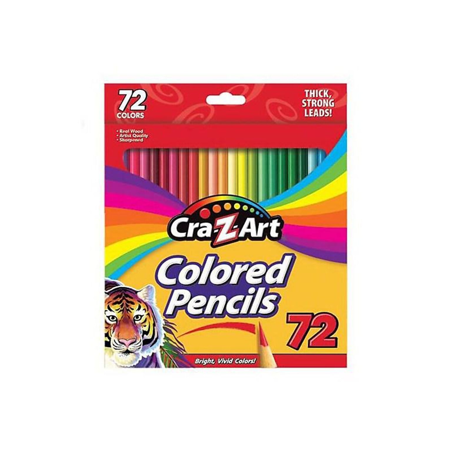 Cra-Z-Art Colored Pencils, Assorted, 72/Box (r10402)