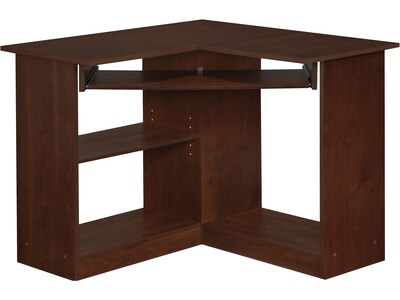 Easy 2 Go 36 W L-Shaped Computer Desk, Resort Cherry (951572-CC)