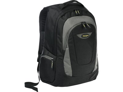 Targus Trek Laptop Backpack, Black/Gray (TSB193US)