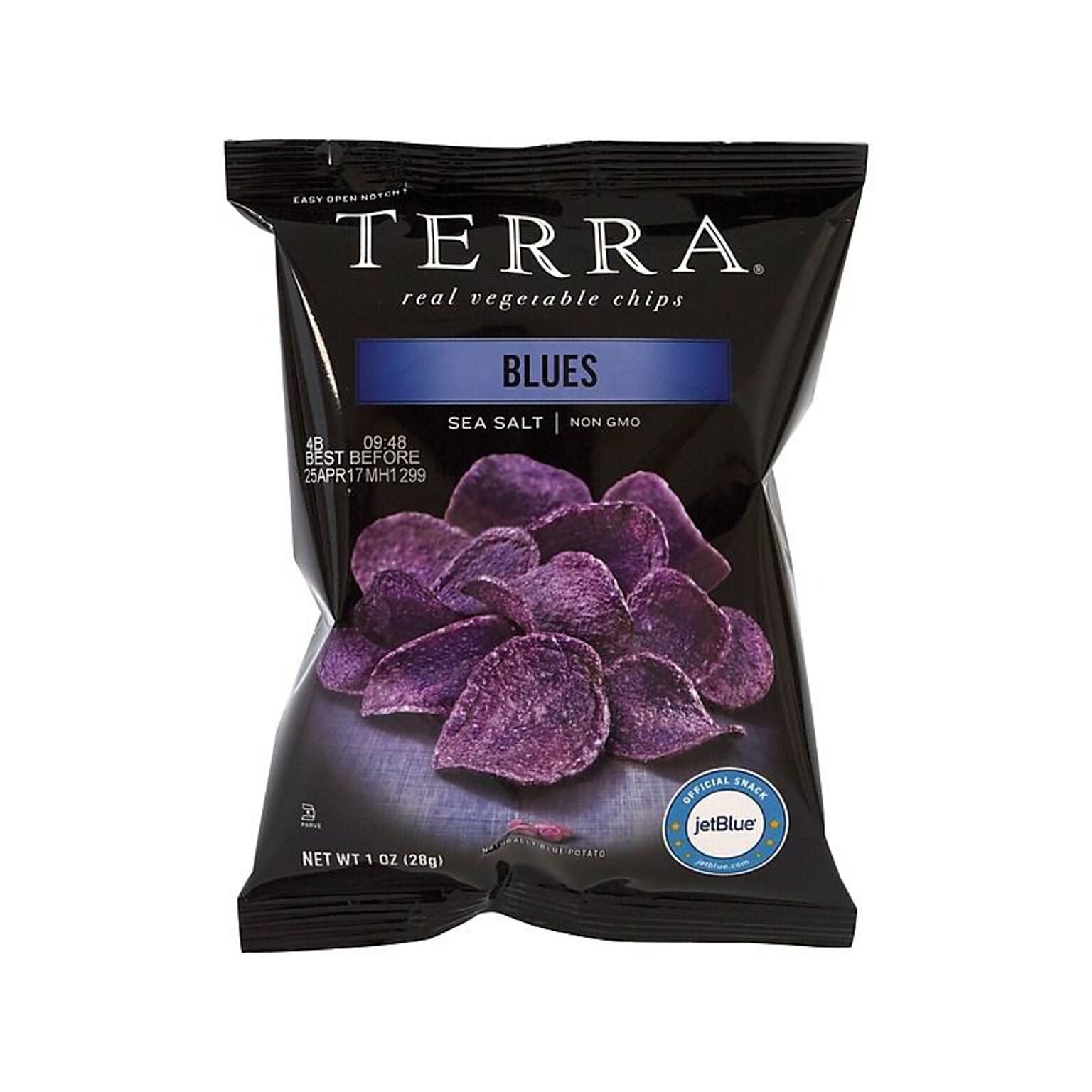 Terra Sea Salt Vegetable Chips, 1 oz., 24 Bags/Pack (209-02474)