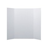 Flipside Corrugated Presentation Board, 4 x 3, Bleached White, 24/Carton (30042-24)