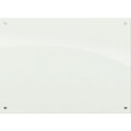 Essentials by Best-Rite Enlighten Glass Dry-Erase Whiteboard, 4 x 3 (83940)