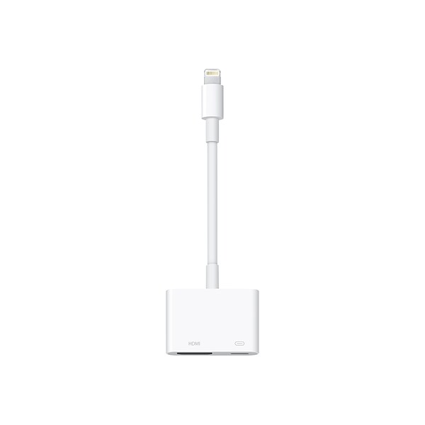 Apple Lightning to HDMI Adapter for iPhones, iPads, and iPods with Lightning Connector (MD826AM/A)