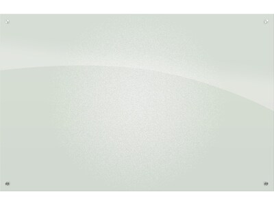 Essentials by Best-Rite Enlighten Glass Dry-Erase Whiteboard, 6 x 4 (83952)