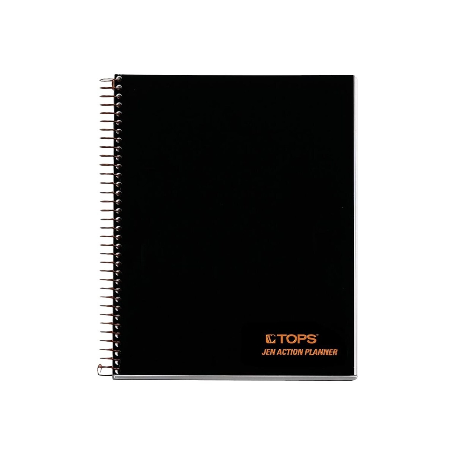 TOPS JEN Subject Notebooks, 6.75 x 8.5, Cornell, 84 Sheets, Black (63827)