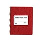 TOPS Computation Notebook, 9-1/2" x 11-3/4", 76 Sheets, Graph Ruled, Red (TOP 35061)