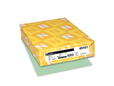 Exact Index Index 90 lb. Paper, 8.5" x 11", Green, Pack (WAU49161)