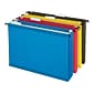 Pendaflex SureHook Hanging File Folders, 3-1/2" Expansion, Legal Size, Assorted Colors, 4/Pack (PFX 09313)