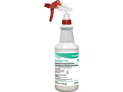 Diversey Bath Mate RTU Multi-Surface Cleaner, Fresh, 32 Oz., 12/Carton (5516217)