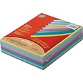 Pacon Array 65 lb. Cardstock Paper, 8.5 x 11, Assorted Colors, 250 Sheets/Pack (101195)