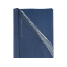 Oxford Clear Front Report Cover, Letter Size, Dark Blue (OXF55838)