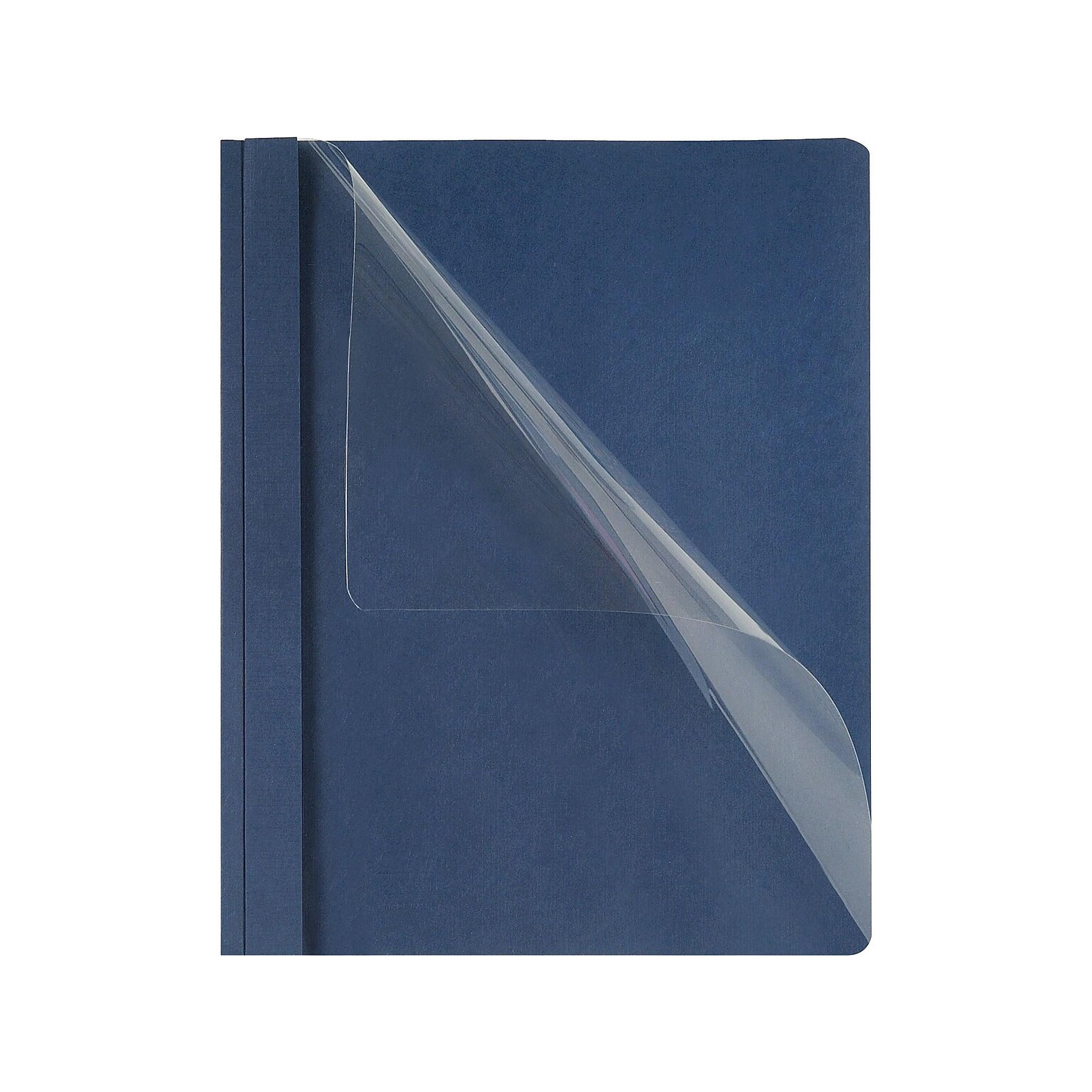 Oxford Clear Front Report Cover, Letter Size, Dark Blue (OXF55838)