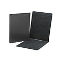 Smead Premium Pressboard 2-Prong Report Cover, Letter Size, Black, Each (81124)