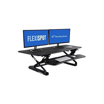 FlexiSpot 47 Sit-Stand Desk Converter, Black (M3B)