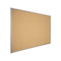 Best-Rite Valu-Tak Cork Bulletin Board, Aluminum Frame, 4 x 6 (301AG)