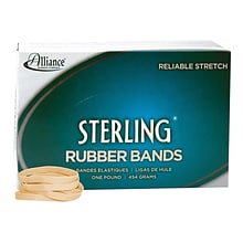 Alliance Sterling Multi-Purpose Rubber Bands, #62, 1 lb. Box, 600/Box (24625)