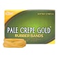 Alliance Pale Crepe Gold Multi-Purpose Rubber Bands, #64, 1 lb. Box, 490/Box (20645)