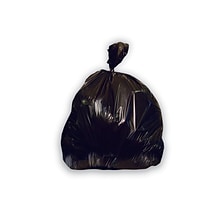 Heritage 50-56 Gallon Industrial Trash Bag, 43 x 48, High Density, 22 Mic, Black, 150 Bags/Box, 6