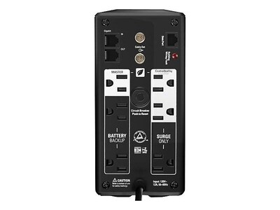 APC Power-Saving Back-UPS Pro 700VA Battery Backup , 6-Outlets, Black (BR700G)