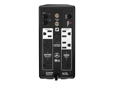 APC Power-Saving Back-UPS Pro 700VA Battery Backup , 6-Outlets, Black (BR700G)