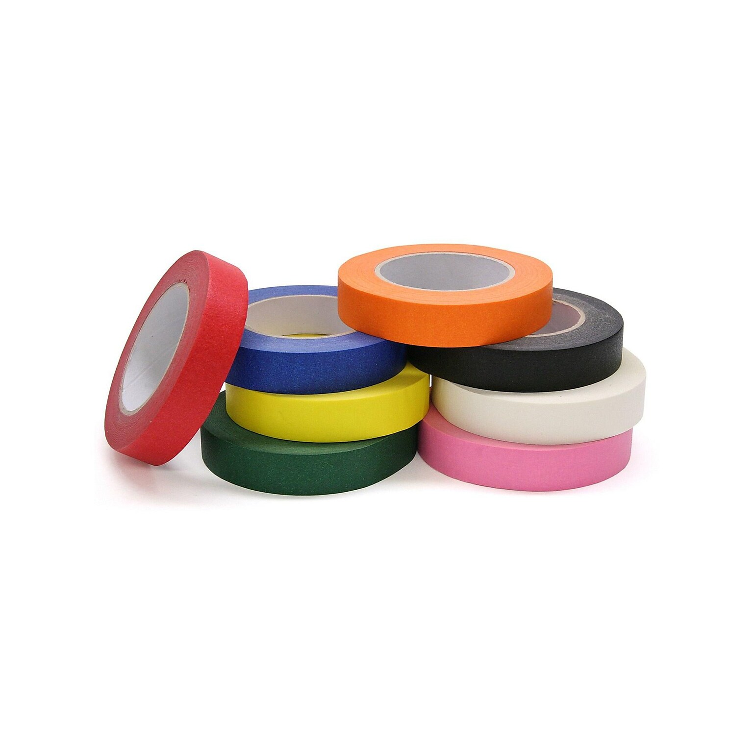 Chenille Kraft Creativity Street Masking Tape, 1 x 60 yds., Assorted, 8/Pack (AC4860)