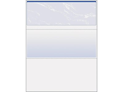 Photo 1 of DocuGard Standard 8.5"W x 11"H Security Check on Top Paper, Blue, 500/Ream (04501)