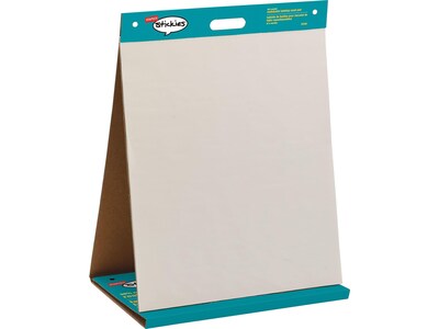 Post-it Easel Pads 566 Self Stick Wall Easel Unruled Pad, 20 x 23, White,  20 Sheets, 4 Pads/Carton - 566