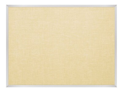 Best-Rite Vin-Tak Vinyl Bulletin Board, Aluminum Frame, 4'H x 6'W (311AG-44)