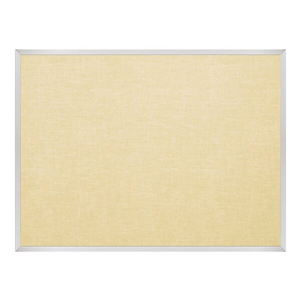 Best-Rite Vin-Tak Vinyl Bulletin Board, Aluminum Frame, 4H x 6W (311AG-44)