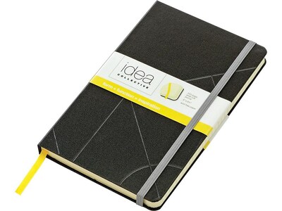 TOPS Idea Collective Hardcover Journal, 5 x 8.25, Wide Ruled, Black, 240 Pages (56872)