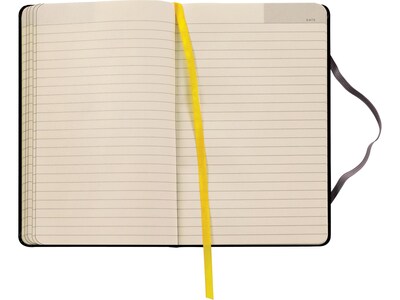 TOPS Idea Collective Hardcover Journal, 5" x 8.25", Wide Ruled, Black, 240 Pages (56872)