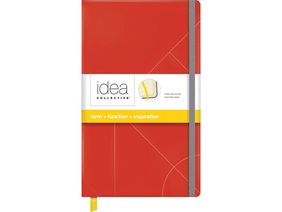 TOPS Idea Collective Journal, 5 x 8.25, Wide Ruled, Red, 240 Pages (56873)