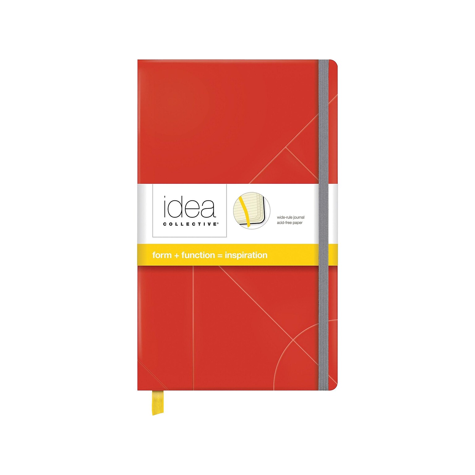 TOPS Idea Collective Journal, 5 x 8.25, Wide Ruled, Red, 240 Pages (56873)
