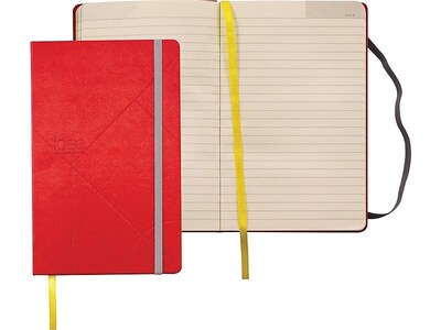 TOPS Idea Collective Journal, 5" x 8.25", Wide Ruled, Red, 240 Pages (56873)