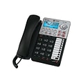 AT&T ML17939 2-Line Corded Phone, Silver/Black