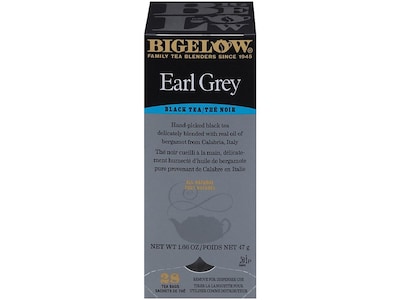 Bigelow Earl Grey Tea Bags, 28/Box (003481)