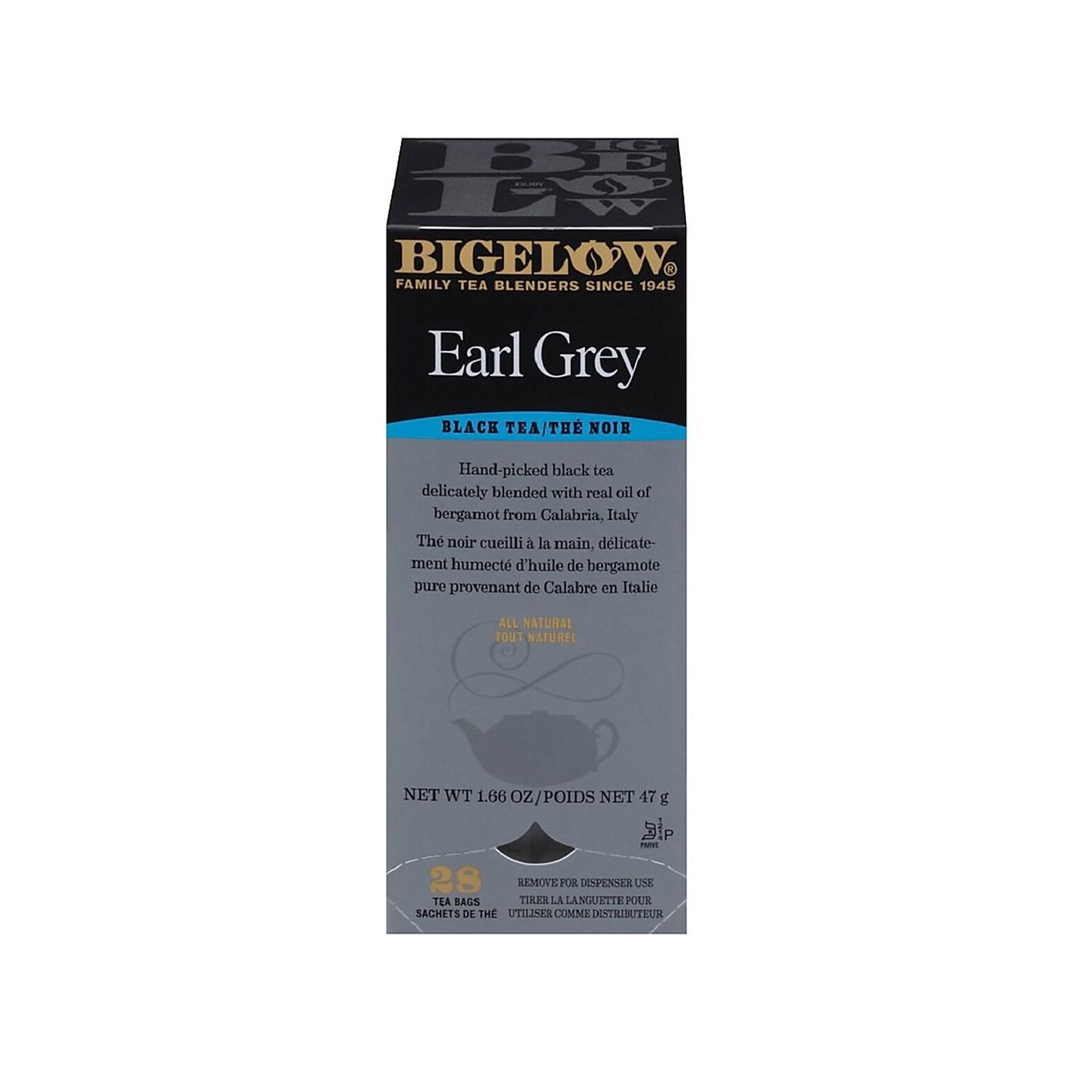 Bigelow Earl Grey Tea Bags, 28/Box (RCB003481)