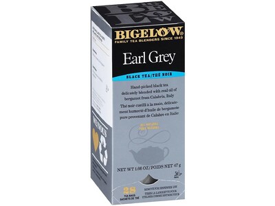 Bigelow Earl Grey Tea Bags, 28/Box (003481)