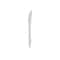 Berkley Square Polypropylene Knives, Medium-Weight, White, 1000/Carton (1011000)