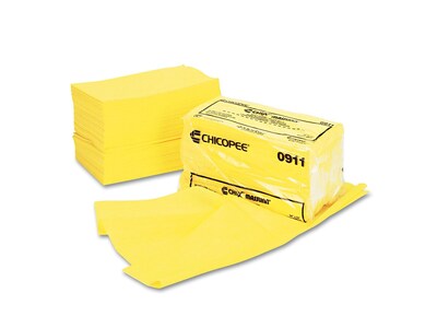 Chicopee Masslinn Viscose Dusting Cloths, Yellow 100/Carton (0911)