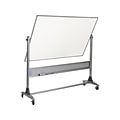 Best-Rite Platinum Porcelain Dry-Erase Whiteboard, Anodized Aluminum Frame, 6 x 4 (669RG-DD)