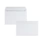 Quality Park Gummed Booklet Envelopes, 6" x 9", White Wove, 100/Box (QUA37113)