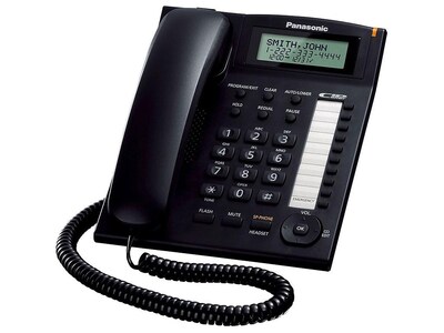 Panasonic KX-TS880B Corded Phone, Black