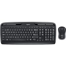 Logitech Desktop MK320 Wireless Keyboard & Mouse, Black (920-002836)