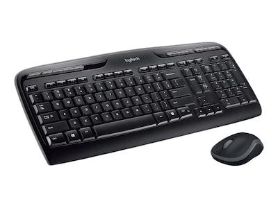 Logitech Desktop MK320 Wireless Keyboard & Mouse, Black (920-002836)