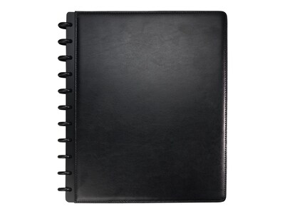 Staples 1-Subject Customizable Notebook, 8.5 x 11, Narrow Ruled, 60 Sheets, Black (19998)