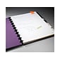 Staples® Arc Customizable Notebook, 8-1/2" x 11", 60 Sheets, Narrow Ruled, Black (19998)