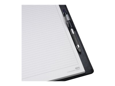 Staples® Arc Customizable Notebook, 8-1/2" x 11", 60 Sheets, Narrow Ruled, Black (19998)