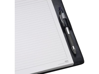 Staples® Arc Customizable Notebook, 6-3/4" x 8-3/4", 60 Sheets, Narrow Ruled, Black (20000)
